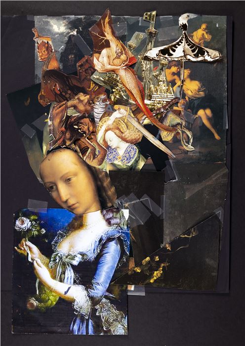 Carrie Ann Baade, Collage for the Involuntary Thoughts of Lady Caroline Dubois