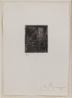 "Numeral Four" - Jasper Johns