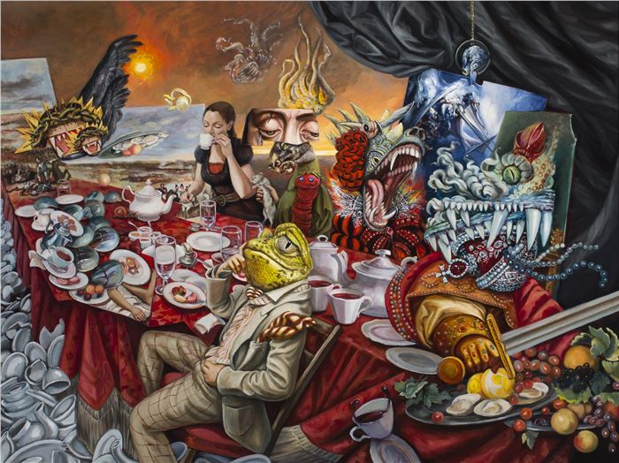 Carrie Ann Baade, Allegory of Bad Government, oil on canvas, 36 x 48, 2018