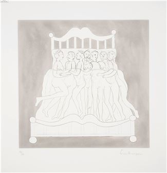 9Louise Bourgeois (1911-2010)Metamorfosis (MoMA 494B)Etching